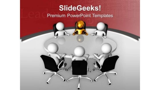 Conference For Business Targets PowerPoint Templates Ppt Backgrounds For Slides 0713