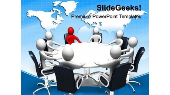 Conference Meeting Business PowerPoint Templates And PowerPoint Themes 0712