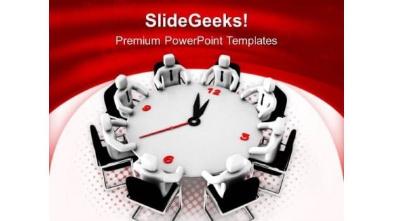 Conference Meeting For Time Business PowerPoint Templates Ppt Backgrounds For Slides 0213 Conference Meeting For Time Business PowerPoint Templates Ppt Backgrounds For Slides 0213