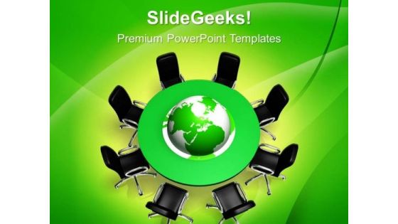 Conference Meeting Global Business PowerPoint Templates And PowerPoint Themes 0712