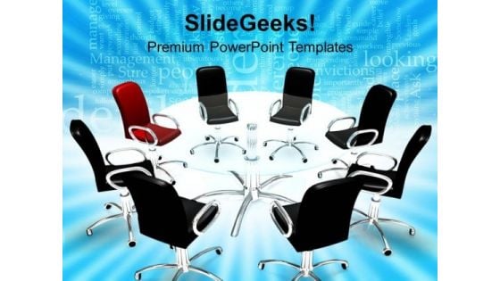 Conference Meeting Leadership Concept Business PowerPoint Templates Ppt Backgrounds For Slides 1212