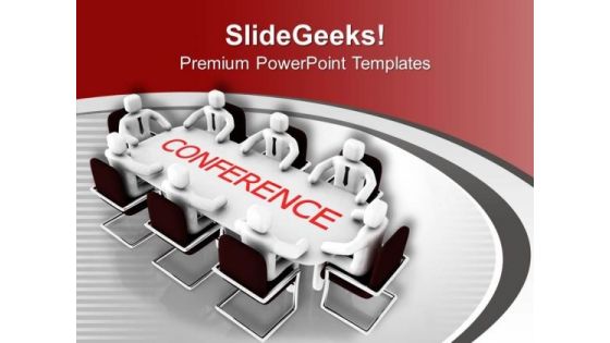 Conference Meeting With Employees PowerPoint Templates Ppt Backgrounds For Slides 0413 Conference Meeting With Employees PowerPoint Templates Ppt Backgrounds For Slides 0413