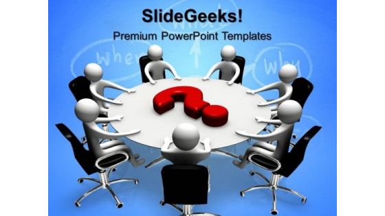 Conferencing For Solution Business PowerPoint Templates And PowerPoint Themes 0612