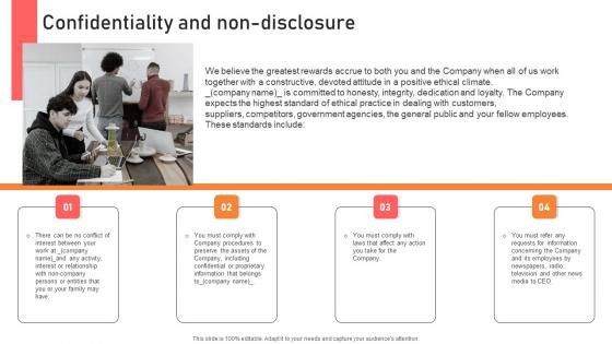 Confidentiality And Non Disclosure Handbook For Corporate Personnel Diagrams Pdf