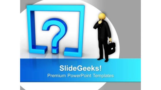 Confusion Business Concept PowerPoint Templates Ppt Backgrounds For Slides 0313