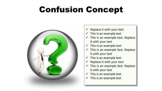 Confusion Concept Symbol PowerPoint Presentation Slides C