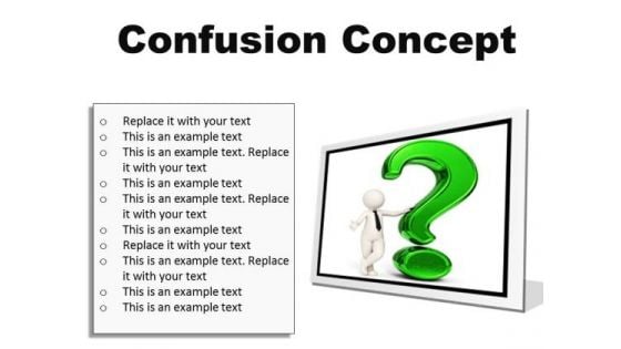 Confusion Concept Symbol PowerPoint Presentation Slides F