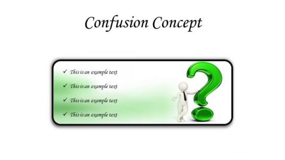 Confusion Concept Symbol PowerPoint Presentation Slides R