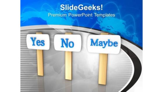 Confusion In Decision Making Business PowerPoint Templates Ppt Backgrounds For Slides 0313 Confusion In Decision Making Business PowerPoint Templates Ppt Backgrounds For Slides 0313
