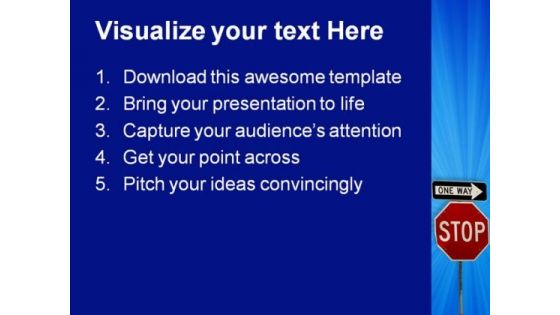 Confusion Sign Metaphor PowerPoint Themes And PowerPoint Slides 0811