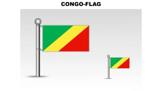 Congo Country PowerPoint Flags