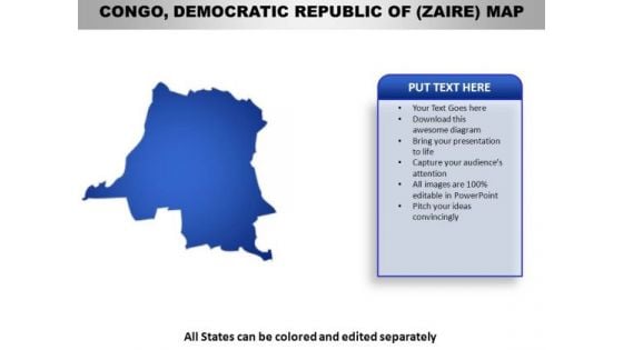 Congo Democratic PowerPoint Maps