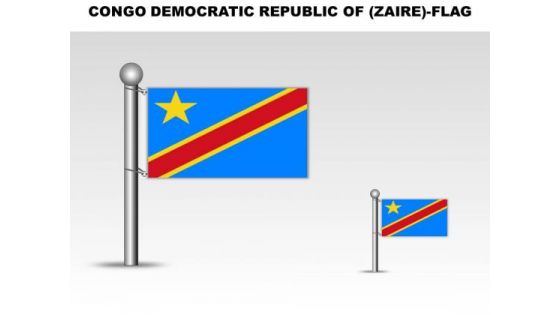Congo Democratic Republic Of Zaire Country PowerPoint Flags