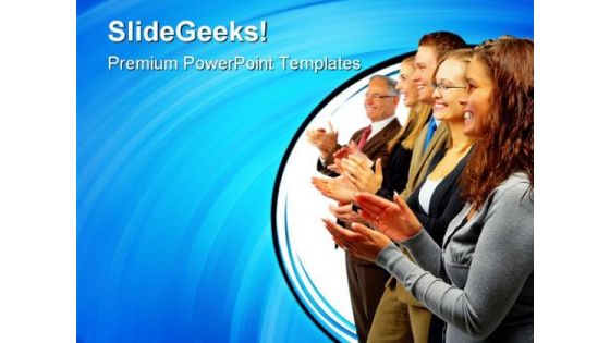 Congratulations Success PowerPoint Themes And PowerPoint Slides 0811