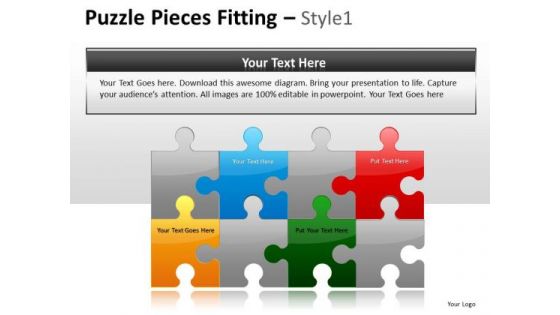 Connect Construct Puzzle Pieces PowerPoint Slides And Ppt Diagram Templates