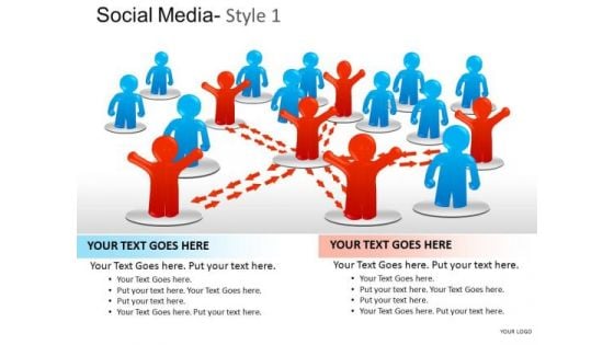 Connect Social Media Network PowerPoint Slides And Ppt Templates