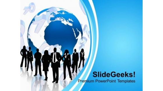 Connect With World PowerPoint Templates Ppt Backgrounds For Slides 0513