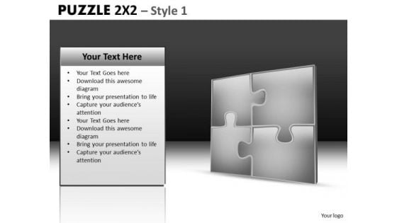 Connected Jigsaws PowerPoint Slides Connected Jigsaws PowerPoint Slides