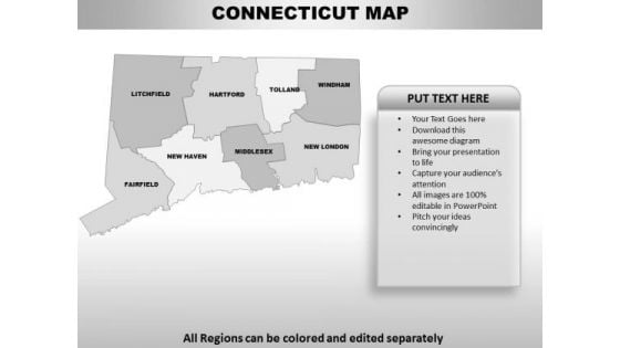 Connecticut PowerPoint Maps
