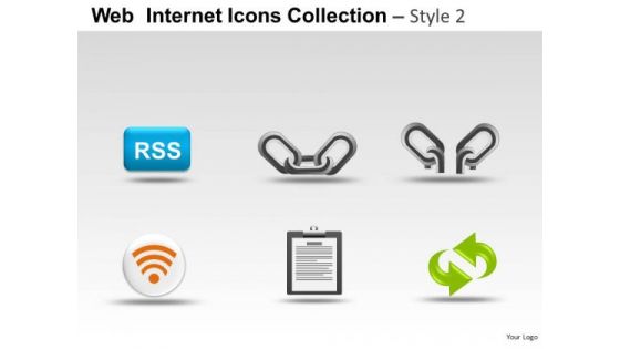 Connection Web Internet Icons PowerPoint Slides And Ppt Diagram Templates
