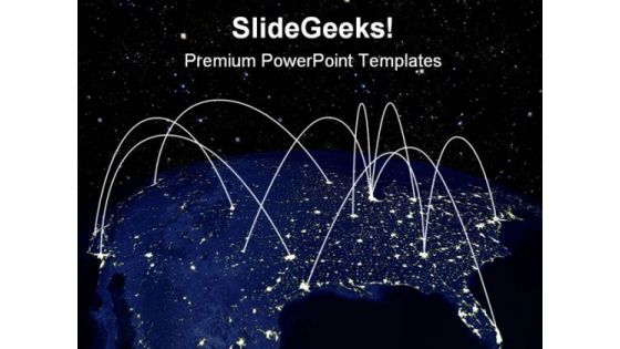 Connections Earth PowerPoint Themes And PowerPoint Slides 0511