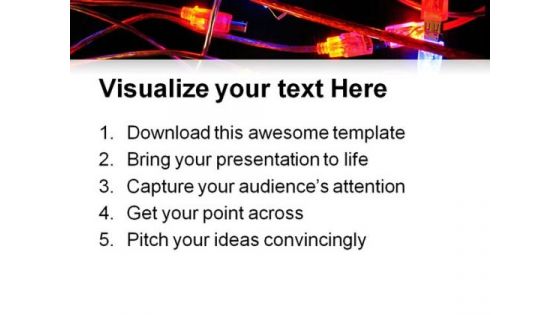 Connections Technology PowerPoint Themes And PowerPoint Slides 0511