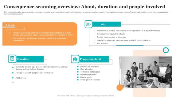 Consequence Scanning Overview About Duration Guide For Ethical Technology Designs Pdf