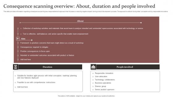 Consequence Scanning Responsible Technology Governance Manual Graphics Pdf