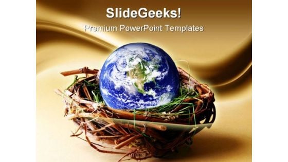 Conservation Earth PowerPoint Template 0610 Conservation Earth PowerPoint Template 0610