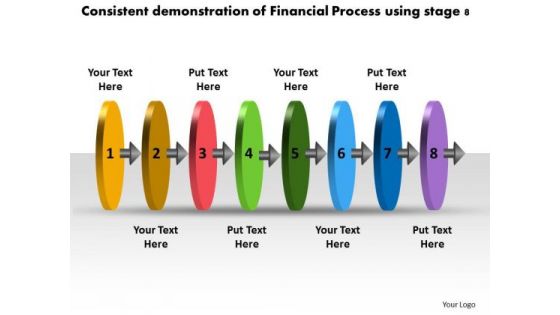 Consistent Demonstration Of Financial Process Using Stage 8 What Are Business PowerPoint Templates