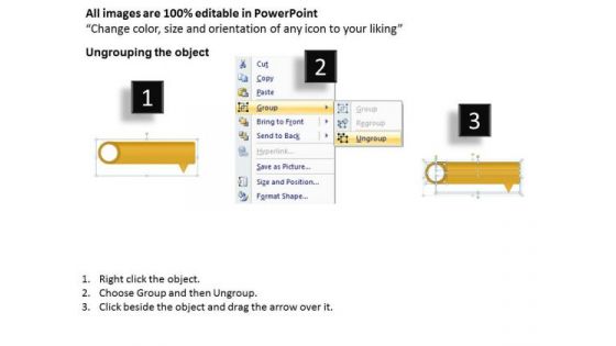 Consistent Rectangular Arrows 2 Stages Flowchart Creator PowerPoint Templates