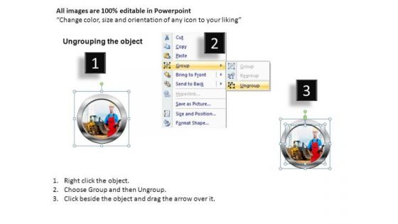 Construction Industry PowerPoint Image Icon Slides And Construction Ppt