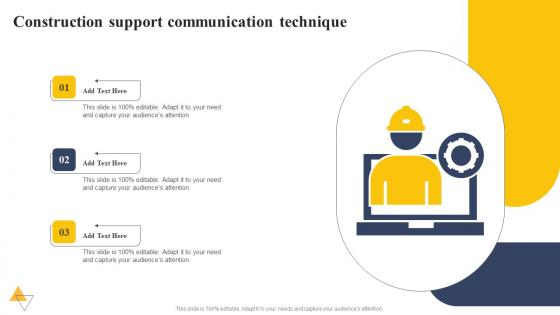 Construction Support Communication Technique Portrait Pdf