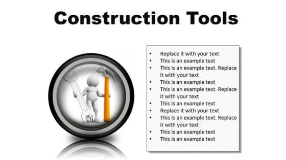 Construction Tools Industrial PowerPoint Presentation Slides Cc