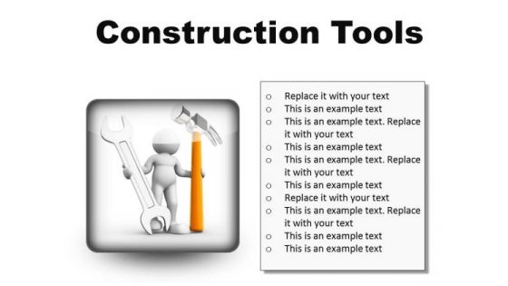 Construction Tools Industrial PowerPoint Presentation Slides S