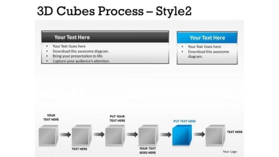 Consulting Diagram 3d Cubes Process Style Business Cycle Diagram