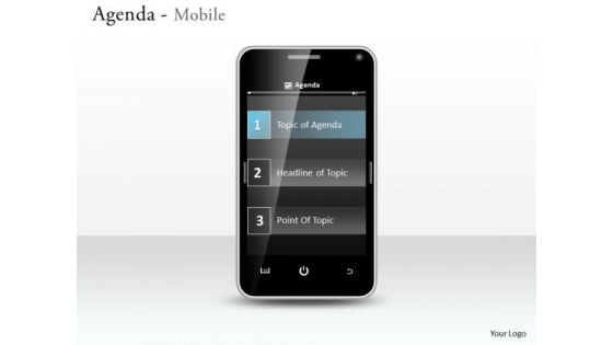 Consulting Diagram Agenda Mobile Marketing Diagram