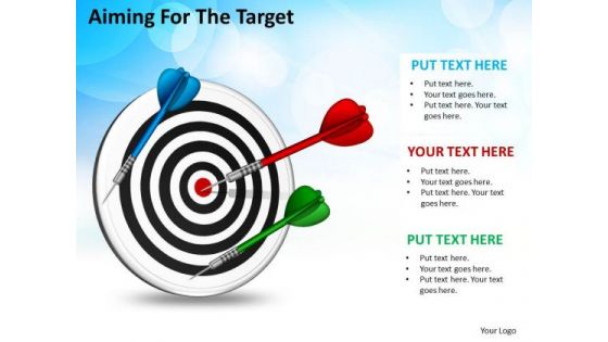 Consulting Diagram Aiming For The Target Business Sales Diagram