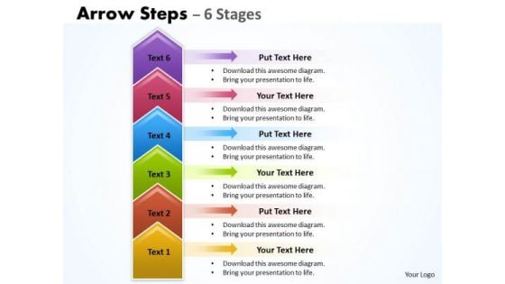 Consulting Diagram Arrow Steps 6 Stages Colorful Strategy Diagram Consulting Diagram Arrow Steps 6 Stages Colorful Strategy Diagram