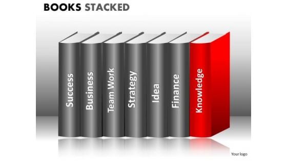 Consulting Diagram Books Stacked Marketing Diagram