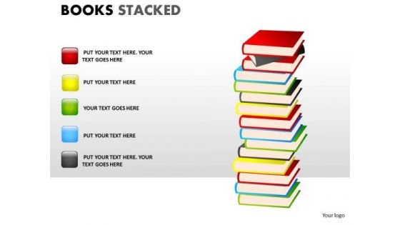 Consulting Diagram Books Stacked Strategic Management