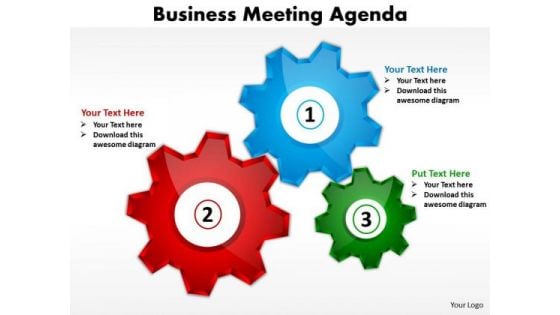 Consulting Diagram Business Meeting Agenda Strategic Management