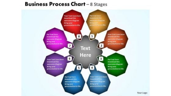 Consulting Diagram Business Process Chart 8 Stages Strategic Management