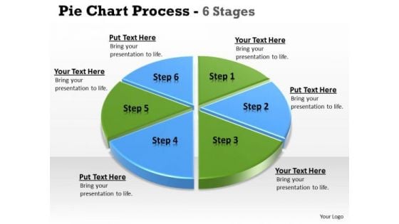 Consulting Diagram Business Statistical Pie Diagram 6 Stages Mba Models And Frameworks