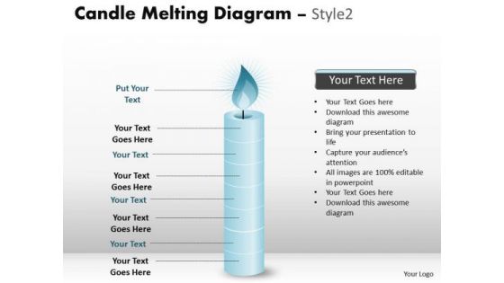 Consulting Diagram Candle Melting Diagram With Multiple Stages Sales Diagram Consulting Diagram Candle Melting Diagram With Multiple Stages Sales Diagram