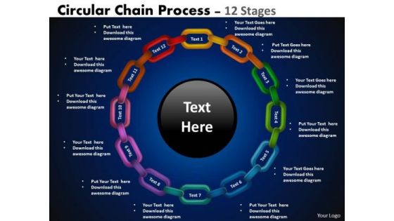 Consulting Diagram Circular Chain Flowchart Process Strategy Diagram