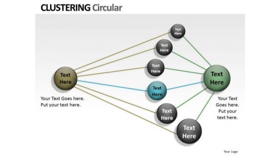 Consulting Diagram Clustering Circular Ppt Strategy Diagram