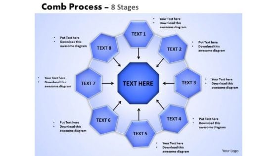 Consulting Diagram Comb Process 8 Stages Strategy Diagram