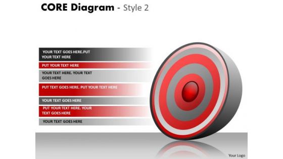 Consulting Diagram Core Diagram For Sales Business Framework Model