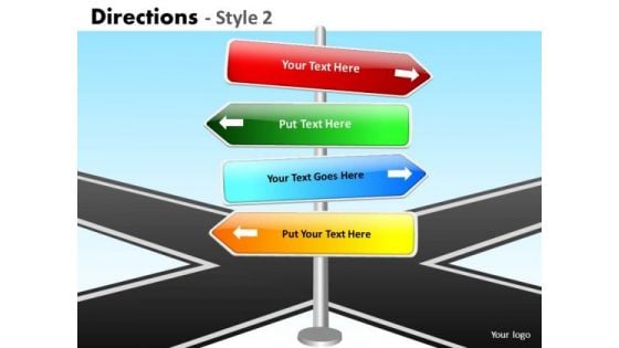 Consulting Diagram Directions Style 2 Strategy Diagram